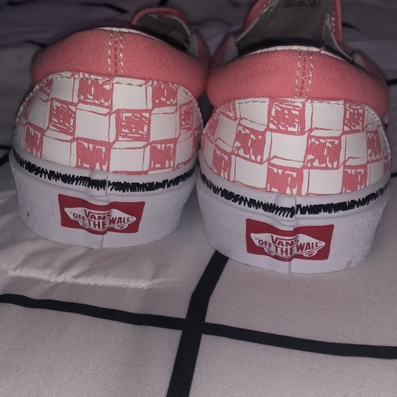 Brand new never worn pink vans - Picture 2 of 4